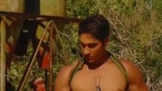 Three Muscle Hunks Masturbation