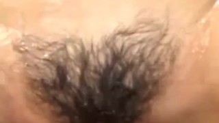 Busty Japanese babe gets banged by 2 horny men