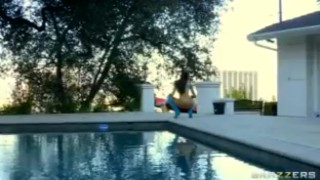 Big Tit & Ass Pornstar Juelz Ventura is oiled up and fucked anally
