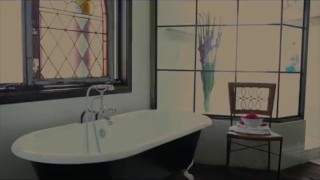PureMature French Sexy Mom Seduced In Rose Petal Bath