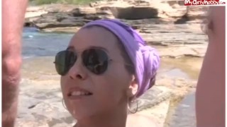 Touristen Gemeinschafts-Fick Mallorca