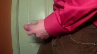 Showing off big cock