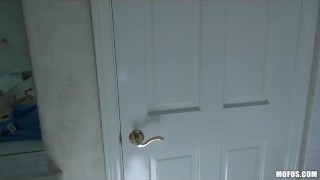 Cute perky-tit Latina GF Lola Foxx bounces her ass on BF's cock