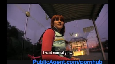 Preview 2 of Publicagent Lucy Gets My Big Cock In Her Behind The Train Station
