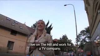PublicAgent Blonde Ex-Girlfriend Rides my Cock in my Car