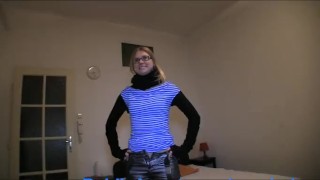 PublicAgent Blonde college girl fucks me at her student apartment