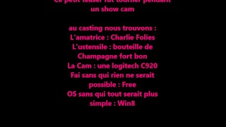 Anal champagne with Charlie Folies