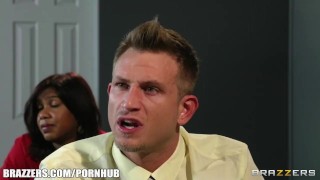 Big tit blonde teacher gets taught a lesson in fucking