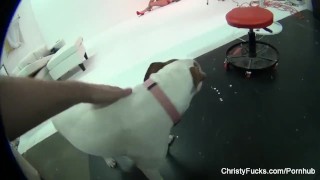 On the porn set with fun with Christy Mack & Friends