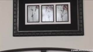 Naked Hottie Gets A Facial Cumshot