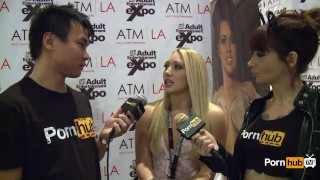 PornhubTV AJ Applegate Interview at 2014 AVN Awards