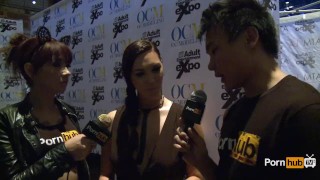 PornhubTV Holly Michaels Interview at 2014 AVN Awards