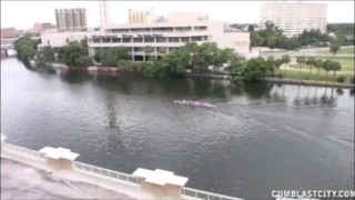 Sexy Bikini Handjob And Cumshot