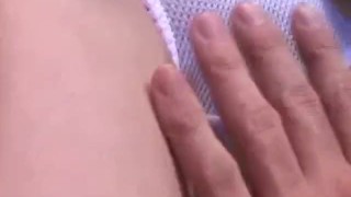 Japanese maid serves the house guest