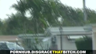 Disgrace That Bitch - Fucking in a slutty neighborhood