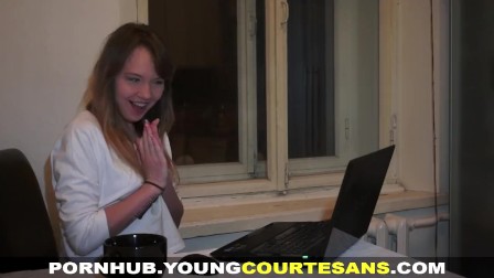 Young Courtesans - Courtesan pussy creampied