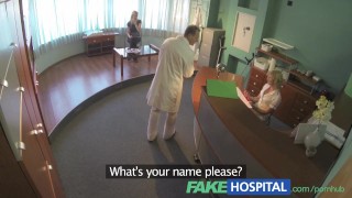 FakeHospital Single blonde welcomes doctors thick cock and skilled tongue