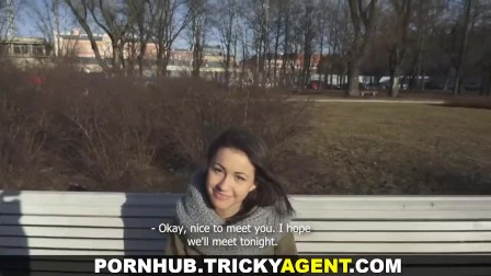 Tricky Agent - Shy cutie fucks like a slut