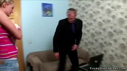 Tricky Old Teacher - Blonde sexy young