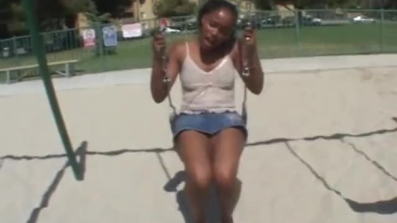 18 Year Old Ebony Girl Gets Fucked On Camera!
