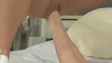 Horny nurse fist fucked by two thugs