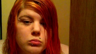 fondling tits after shower