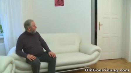Old Goes Young - Maria lets an old guy fuck her