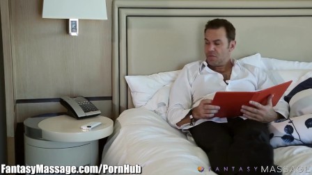 Travelling Businessman gets Erotic Hotel Massage