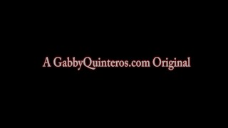 Horny MexiMILF Gabby Quinteros Masturbation Bathroom Vid