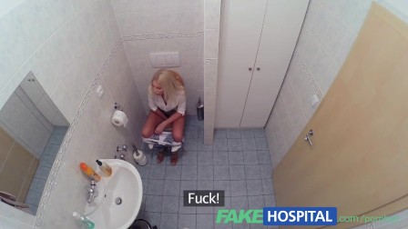 FakeHospital Horny busty blonde receives a creampie from the doctor