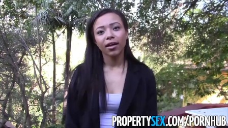 PropertySex - Rookie real estate agent fucks at open house homemade sex