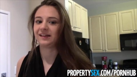 PropertySex - Young real estate agent fucking in condo homemade sex