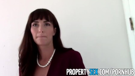 PropertySex - MILF real estate agent fucks client pretending to buy house