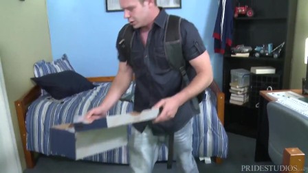 Cock Virgins Steve Stiffer Rubbing One Out In Dorm Room