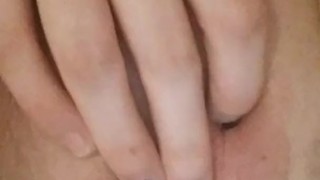 horny blonde fingering tight wet pussy hard and spreads pussy