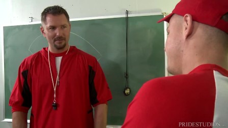 Extra Big Dicks Hung Coach Fucking One Of His Students