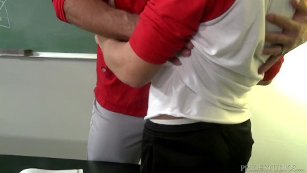 Extra Big Dicks Hung Coach Fucking One Of His Students