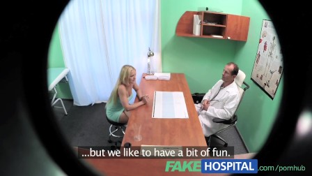 FakeHospital Blonde with nice tits gets a full examination