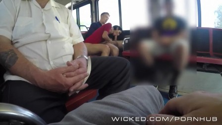 Wicked - Hot babe gets fucked on the public bus