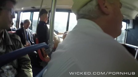 Wicked - Hot babe gets fucked on the public bus