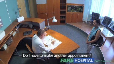 FakeHospital Patient overhears doctor fucking nurse then fucks him too