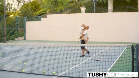 tushy first anal for tennis student aubrey star