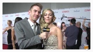 PornhubTV Sophia Knight & Danny D Red Carpet 2015 AVN Interview