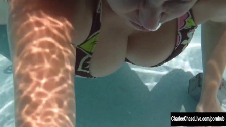 Charlee Chase Sucks Cock Underwater