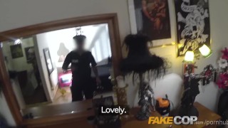 Fake Cop - Uniformed policeman fucks cock hungry sluts