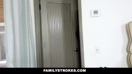 FamilyStrokes - Step Daughter fucked by Pervert Dad