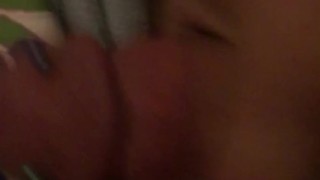 Jerking my pierced cock with a big load