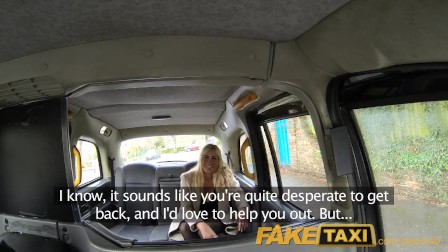 FakeTaxi Back seat shagging and surprise creampie pay for taxi fare