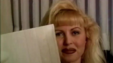 Vintage cumswallowing session for busty bimbo