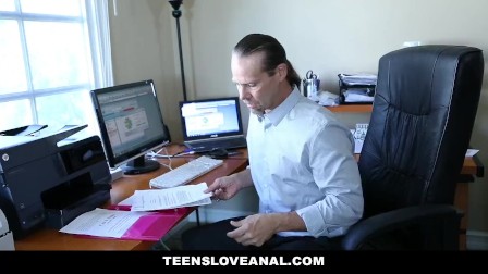 teensLoveanal - Lovely Secretary Ass Fucked By her Boss